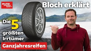 Ganzjahresreifen Die 5 größten Irrtümer  Bloch erklärt 257  auto motor und sport [upl. by Nnayd33]