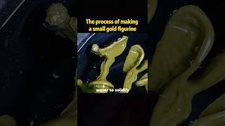 The process of making a small gold figurinecar ceramics elegant producer youtube foryou [upl. by Zingg160]