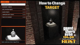 How to change Primary Target in Cayo Perico Heist in GTA Online [upl. by Garibull]