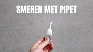 Loopband smeren spuitbus en pipet [upl. by Enwad]