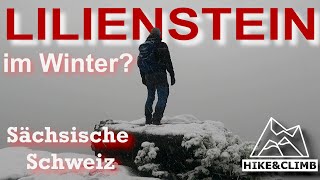 Bergtour im Winter  Bei Schnee auf den Lilienstein  Wandern Sächsische Schweiz [upl. by Jeffcott72]