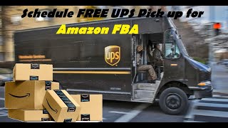 Schedule FREE UPS Pick up from Your Smartphone for Amazon FBA [upl. by Yaj7]