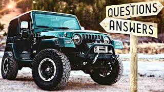 8 THINGS EVERY JEEP TJ OWNER SHOULD KNOW Most Common Questions [upl. by Assilanna]