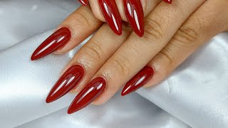 ¿Cómo pegar uñas Soft Gel Uñas sin olor a monomero ¿Cómo retirar Gelish con el dril [upl. by Powe102]