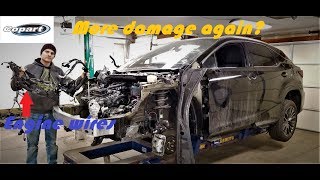 Rebuilding 2017 Lexus RX350 Fsport from Copart part 4 [upl. by Aliac]