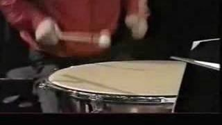 eotvos percussion concerto triangel part 4 timpani [upl. by Aicinoid727]