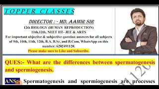 What are the differences between spermatogenesis and spermiogenesis [upl. by Ivgnout]