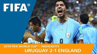 Uruguay v England  2014 FIFA World Cup  Match Highlights [upl. by Cutty]