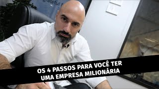 OS 4 PASSOS PARA VOCÊ TER UMA EMPRESA MILIONÁRIA  ANDRÉ MENEZES [upl. by Ydnic]