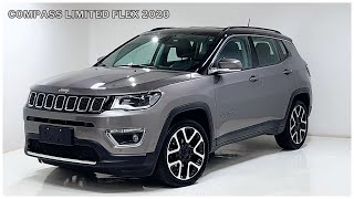 JEEP COMPASS LIMITED 20 FLEX 2020 em detalhes  RB Motors Santos SP [upl. by Ola488]