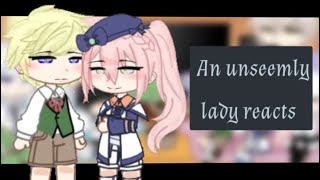 An unseemly lady reacts ll Gacha Club ll Reaction Video ll scarabae [upl. by Felicity]