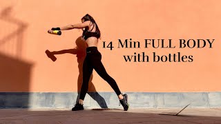 14 Min Allenamento FULL BODY  boxe con attrezzi alternativi 🐚 [upl. by Lionel]