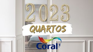 CORES E COMBINAÇÕES PARA QUARTOS  TENDÊNCIAS 2023 CORAL [upl. by Yrellav]