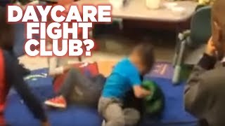 VIDEO Children brawl in alleged day care fight club [upl. by Adelric]