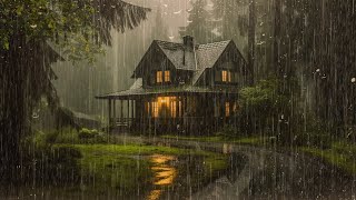 HEAVY RAIN on Roof for Deep Sleep amp Insomnia Relief  Rain Sounds for Sleeping  for Relax ASMR [upl. by Seroka]