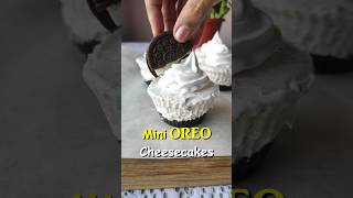 Mini Oreo Cheesecakes Recipe  Easy NoBake Oreo Cheesecake Recipe [upl. by Elokcin263]