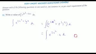 Write a value of Integration e2x2log x dx [upl. by Moll95]