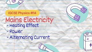 Mains Electricity  iGCSE Physics 14 [upl. by Ahtennek]