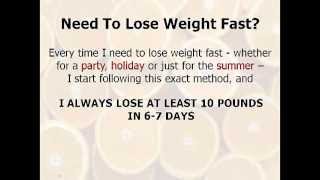 Fastest Way To Lose Weight 7Day Diet Gets Shocking Results And Is The Fastest Way To Lose Weight [upl. by Nelyt715]