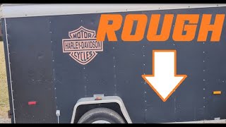 Enclosed Trailer Rebuild  Harley Davidson HOW TO [upl. by Nyer]