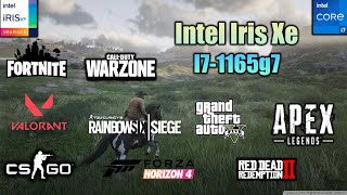 Intel Iris Xe Graphics Gaming Test in 2022 [upl. by Aivato594]