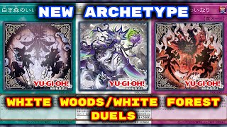 920  Yugioh  White WoodsWhite Forest Duels New Archetype Deck Download in Description [upl. by Alexis]