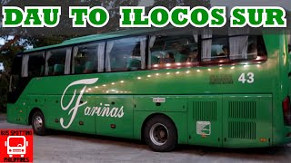 BUS HOP DAU TO ILOCOS SUR  Farinas Trans Bus Number 43 [upl. by Seuqirdor]