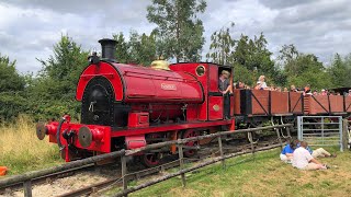 A ride behind 1756 “Hornpipe” on the Fifield Private Railway [upl. by Ymot914]