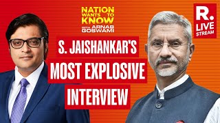 Jaishankars Biggest Election Interview With Arnab Goswami Opens Up On Canada Row Pakistan [upl. by Carma]