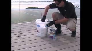 Decking Albany Cleaning A Composite Deck [upl. by Amalita]