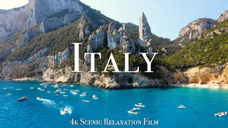 Italy 4K  Scenic Relaxation Film With Inspiring Music [upl. by Olette]