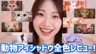 【全色レビュー】大人気の動物アイシャドウが可愛い！！【パーフェクトダイアリー】 [upl. by Tracy]