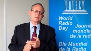 Frank La Rue on World Radio Day [upl. by Ettennek]