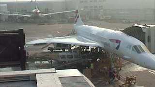 Concorde from Checkin incredibly fast takeoff inflight and arrivalsee sound barrier wave [upl. by Alel514]