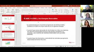 Introducción a la Regulación Ambiental sobre Energías Renovables  Ponencia  Licy Benzaquén  EO [upl. by Skilken]