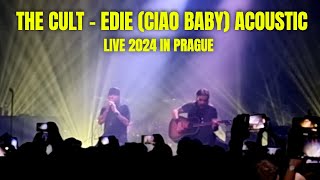 THE CULT EDIE Ciao Baby ACOUSTIC VERSION Live 2024 in Divadlo Archa Prague [upl. by Tenaj]