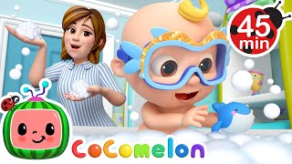 Big Bubble Bath Song and Swim Play  MORE CoComelon Nursery Rhymes amp Songs [upl. by Smiley]