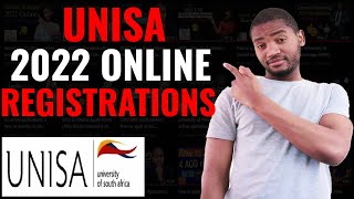 UNISA 2022 Registrations  How to register at UNISA online [upl. by Sible]