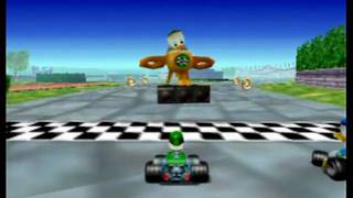 Mickeys Speedway USA Nintendo 64 Playthrough  Louie Duck  Part 6 [upl. by Flanders]