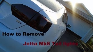 How to remove Jetta Mk6 Tail lights [upl. by Fiedling]