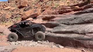 Honda Talon at Chewy Hill in Pritchett Canyon Moab Utah [upl. by Akisej]