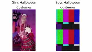 boys vs girls halloween costumes [upl. by Rus72]