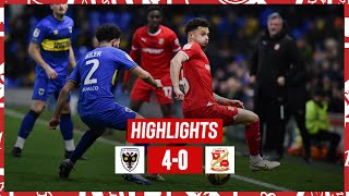 Extended Highlights AFC Wimbledon vs Swindon Town [upl. by Dutch314]