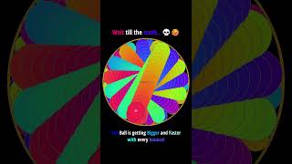 why it gets so laggy🧐 rainbow adhd art satisfying colors viral bouncingball drawing asmr [upl. by Aimekahs822]