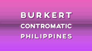 BURKERT CONTROMATIC PHILIPPINES [upl. by Ecargyram]