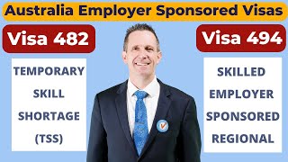 Comparing Australian Employer Sponsored 482 Visa vs 494 Visa Regional  Which is right for you [upl. by Morley419]