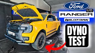 Ford Ranger Wildtrak 30 V6 EcoBlue 236bhp240ps Dyno Test with Bluespark Tuning Box [upl. by Aynahs]