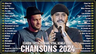 Chanson Francaise 2024 Nouveauté ⚡ Chanson Populaire 2024  Slimane Claudio Capéo Kendji Girac [upl. by Hulbig57]