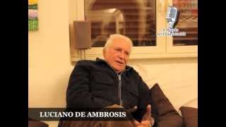 Intervista a LUCIANO DE AMBROSIS 2011  enciclopediadeldoppiaggioit [upl. by Notsob287]