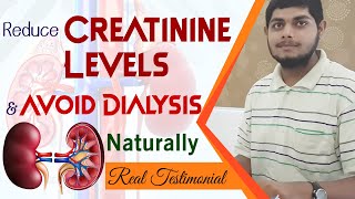 Reduce Creatinine Levels and Avoid Dialysis Naturally  Real Testimonial [upl. by Means342]